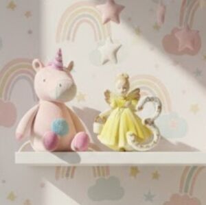 Vintage Josef Originals Birthday Girls Yellow Porcelain Angel #3 with Tags